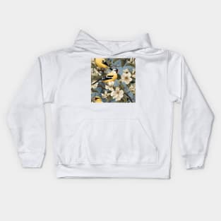 North American Birds - Goldfinch Kids Hoodie